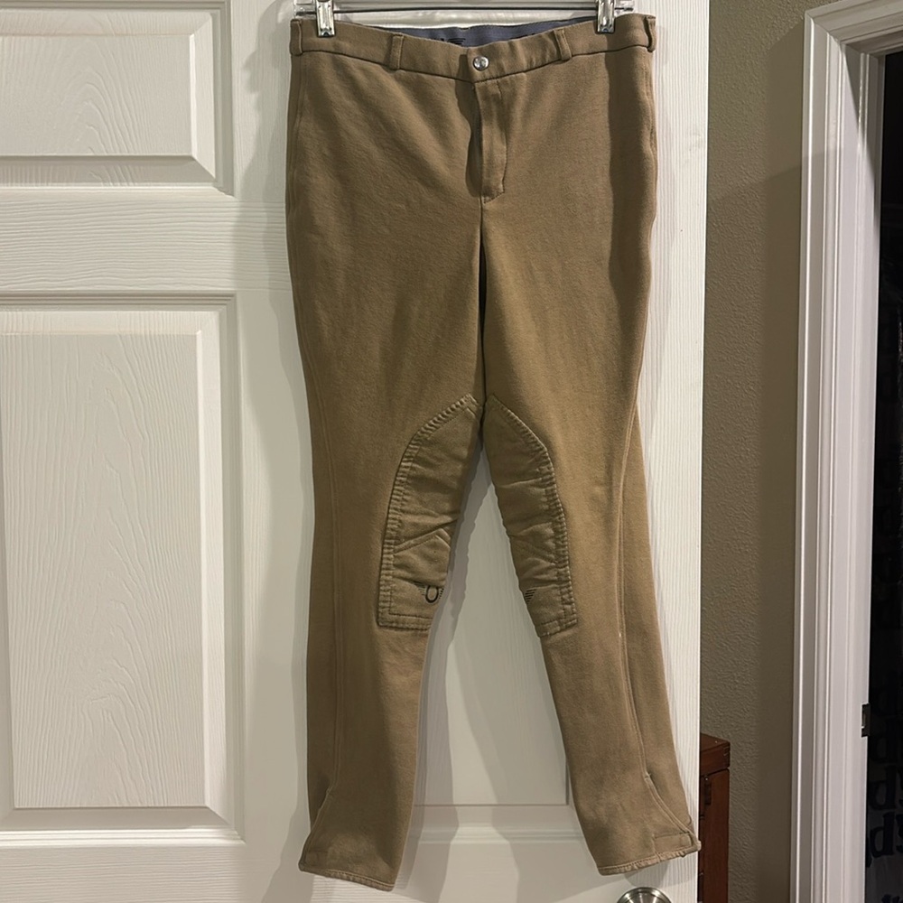 Tuffrider Men’s riding breeches, size 32 color-Sand